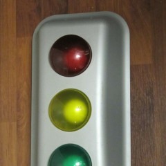 Decorations of traffic lights for the garage, kitchen, or... bedroom. Oh, my!